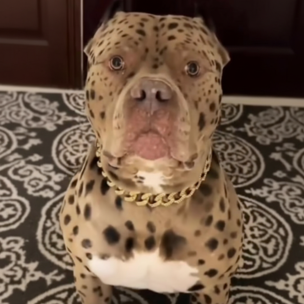 THE LEOPARD PRINT PIT BULL
