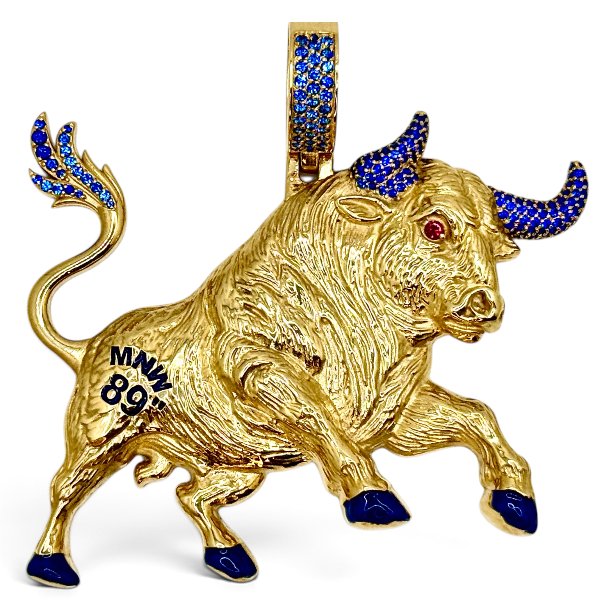 The Miami Northwestern Sr. High Alumni Commemorative Bull Pendant 89" Edition