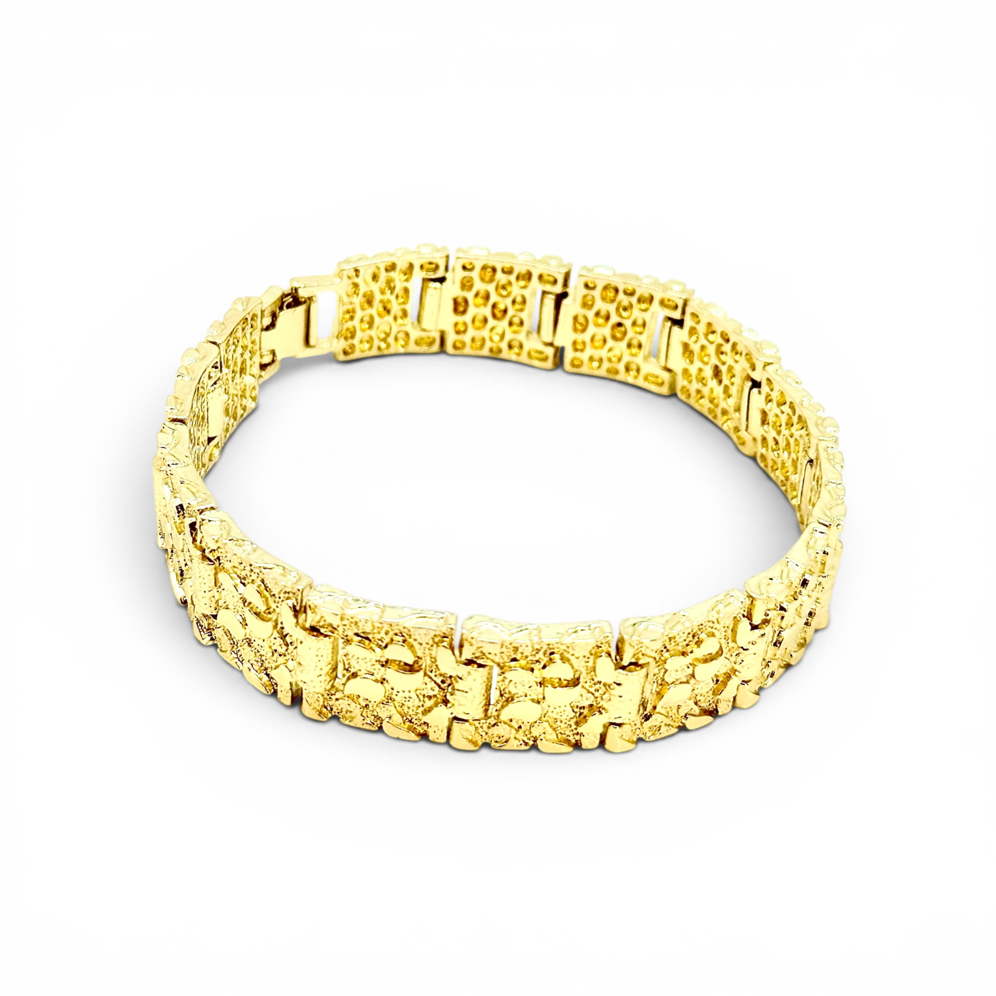 Gold Nugget Bracelet