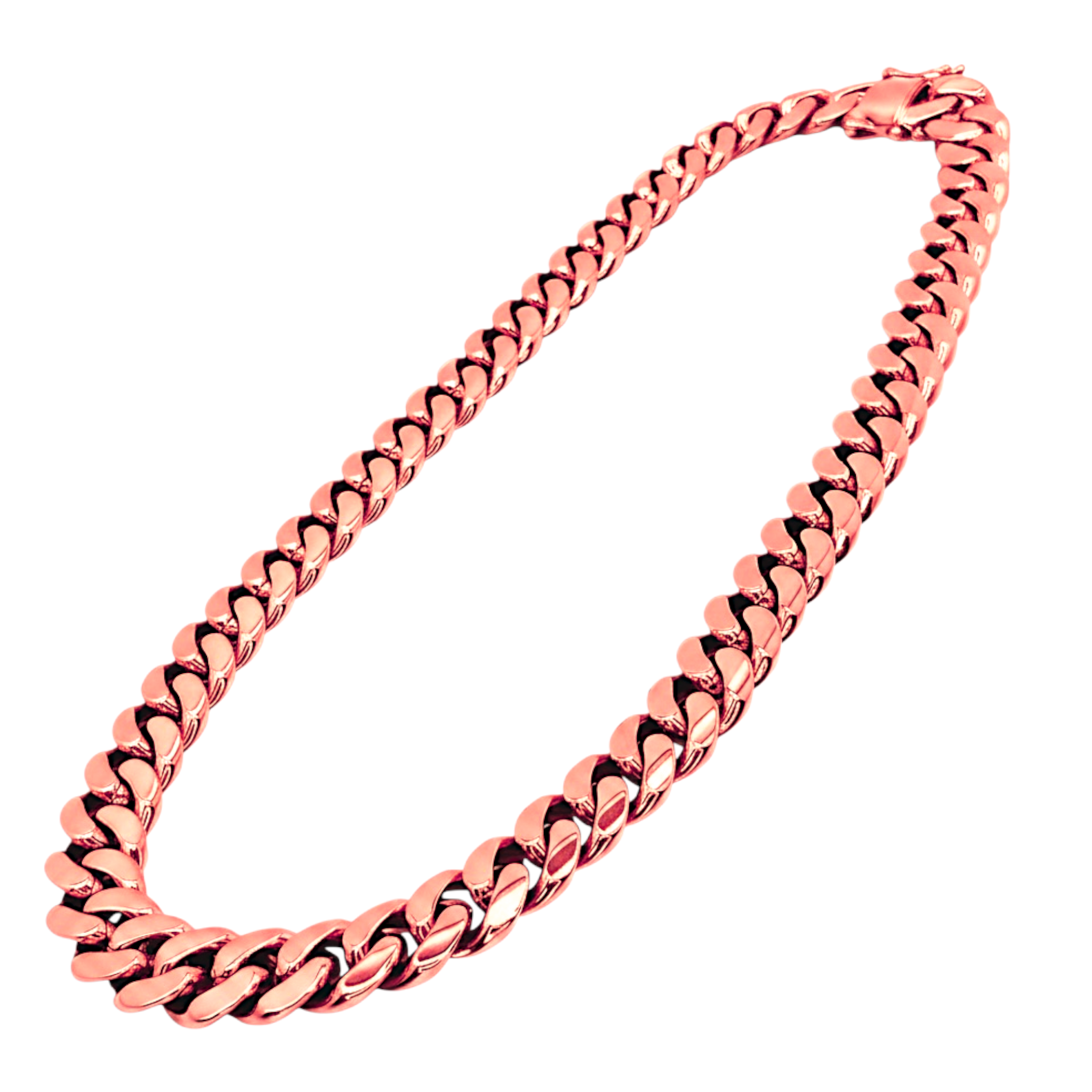 Heavy Cuban Link Chain – Rose Gold