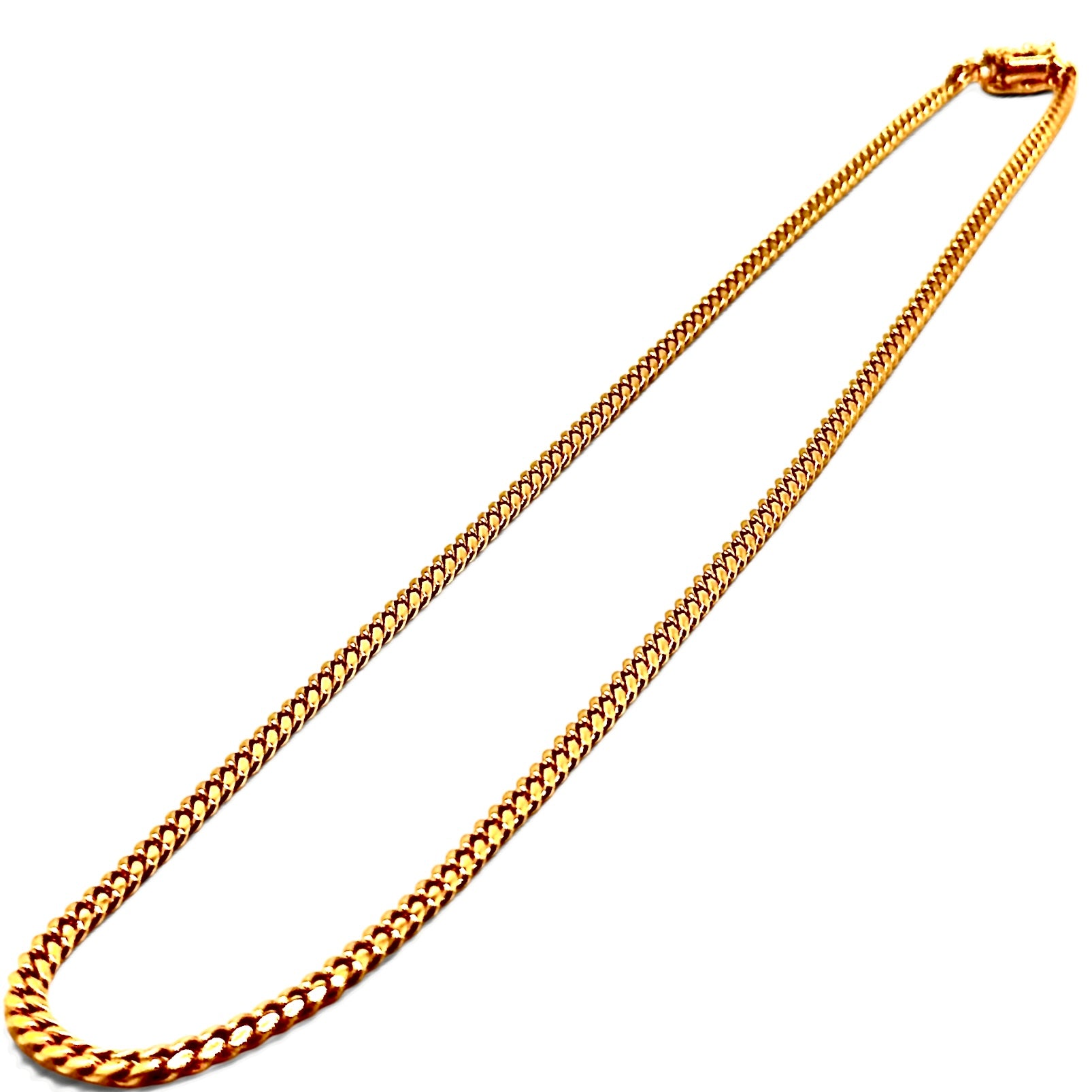 Men's Solid Miami Cuban Link Chain – Yellow Gold