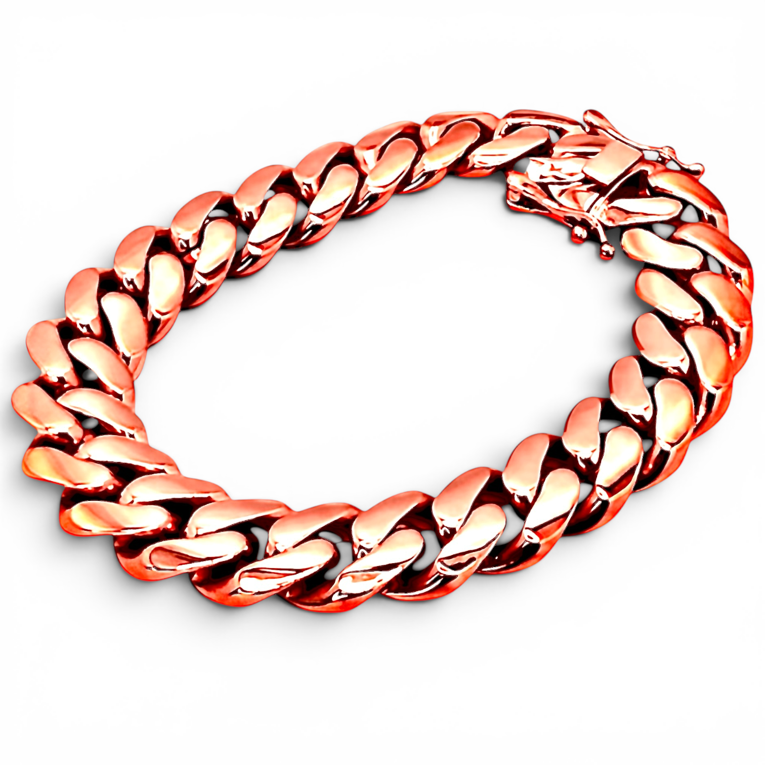 Heavy Miami Cuban Link Bracelet – Rose Gold