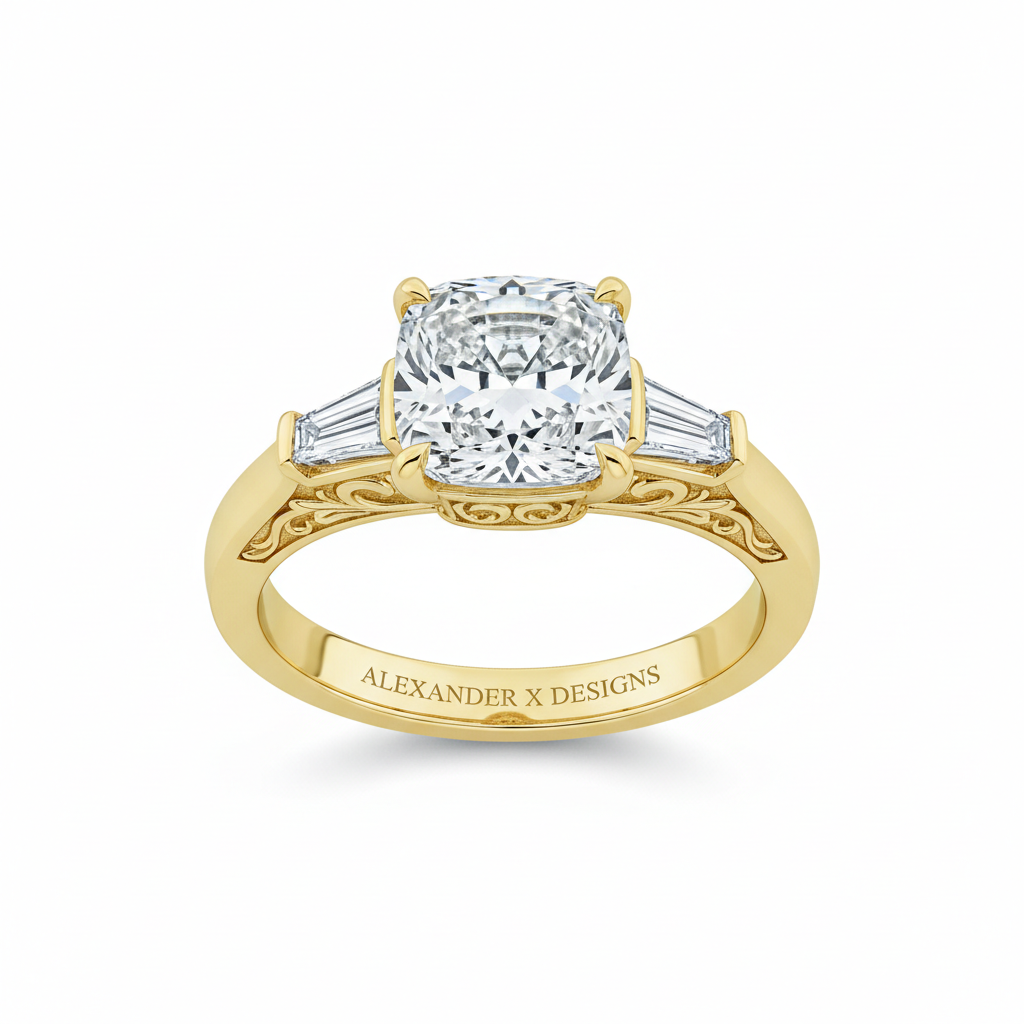 THE HEIRLOOM SERIES — Three-Stone Engagement Rings